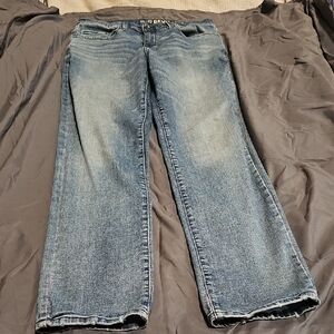 Men's Slim Straight Blue Jeans